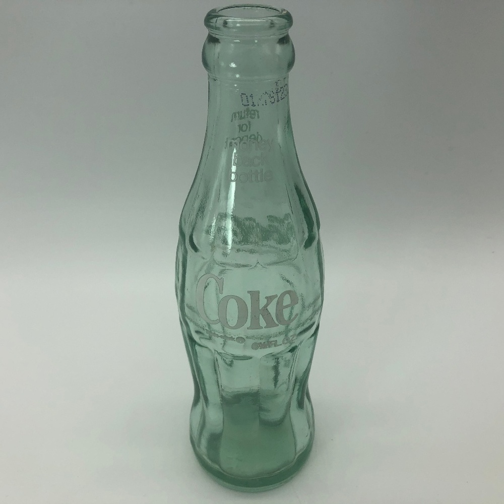 Vintage Glass Coca-Cola Coke Bottle 6-1/2 oz